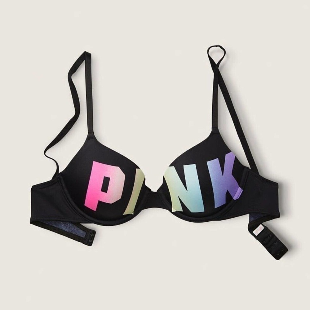 NWT PINK By Victoria's Secret Wear Everywhere T-Shirt Bra Lightly Lined 32D
